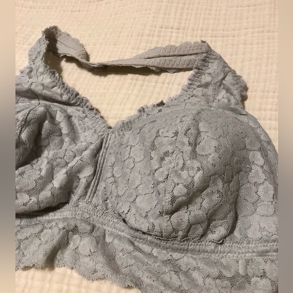 Aerie Animal Lace Padded Halter Bralette - Picture 9 of 11